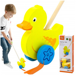 Viga Drewniany Pchacz Kaczuszka