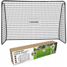 Bramka Piłkarska XXL stalowa 300x200cm siatka 3x2m Dunlop