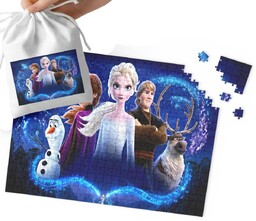 Puzzle Tradycyjne - Kraina Lodu Wzory Z Bajek