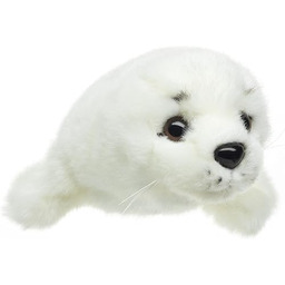 Uni-Toys - baby-baby-podsiodłowy 21 cm (długość) foka, moro