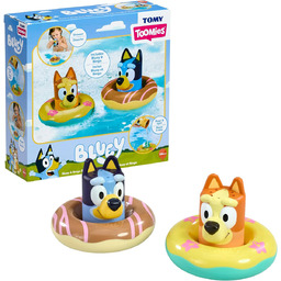 Bluey i Bingo - zestaw zabawek do kąpieli