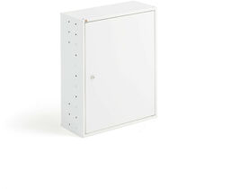 Szafka warsztatowa SERVE, bez pojemników, 580x470x205 mm, biały