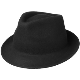 Kapelusz z Filcu Wełnianego Uni Trilby by Lipodo,