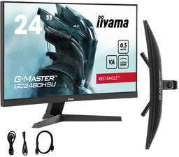 Monitor iiyama G-Master GC2480HSU-B1 Red Eagle 24" zakrzywiony