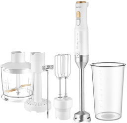 Spieniacz Blender Mikser Ręczny 5W1 1200W 2X500Ml Sencor