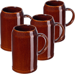 Kufel kamionkowy Olympia 1L, 4 szt.
