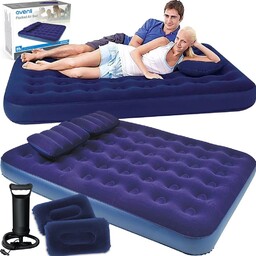 Materac dwuosobowy 203x152cm + Poduszki + Pompka