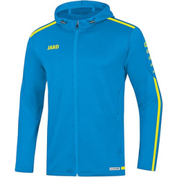 JAKO Damska kurtka Striker 2.0, niebieska/neonowy żółty, 40