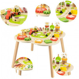 Viga Stół Stolik Edukacyjny Aktywności Piramidka Cymbałki PolarB