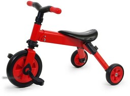 Rowerek 3-kołowy składany TCV-T701 czerwony SMJ Sport