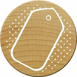 Woodies W22006 Stempel na nazwisko, drewno, 3,4 x