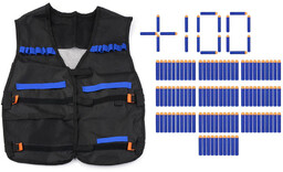Zestaw Kamizelka do Nerf + 100 strzałek