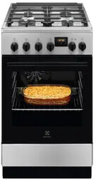 Electrolux 500 LKK540222X Termoobieg Kuchnia gazowo-elektryczna