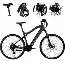 Rower Elektryczny Górski 27,5 Mtb Shimano Męski Damski