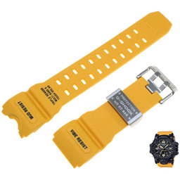 Pasek do zegarka Casio GWG-1000 -1A9 Żółty 10627142