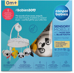 Canpol, Babies, Sensoryczna karuzela z pozytywką/Bluetooth BabiesBoo