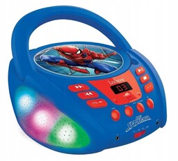 Boombox Spiderman odtwarzacz CD Aux Spider-MAN New