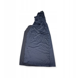 Sukienka wieczorowa satynowa, morska / granatowa - rozmiar