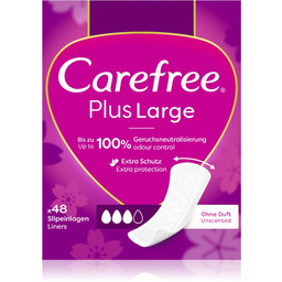 Carefree Plus Large wkładki higieniczne Light Scent 48szt.
