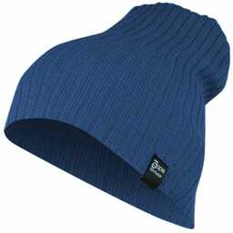 Czapka Ciemna Niebieska, Jesienno-Zimowa, Beanie, Krasnal, Rozciągliwa,