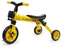 Rowerek 3-kołowy składany TCV-T701 żółty SMJ Sport