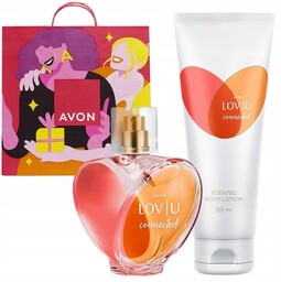 Avon, Lov U Connected, Zestaw kosmetyków, woda perfumowana,