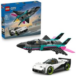 LEGO 60489 City Odrzutowiec kontra samochód