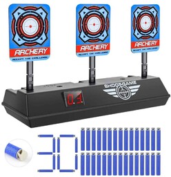 Zestaw Elektroniczna tarcza cel do Nerf + 30