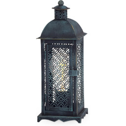 EGLO lampa stołowa Winsham, lampka stołowa latarnia, światło