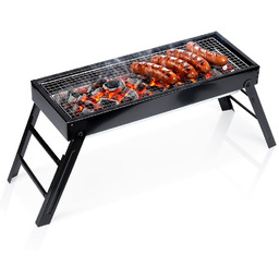 Grill węglowy składany przenośny 77x23x31 cm
