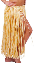 Spódniczka hawajska długa słomkowa - 1 szt.