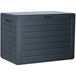 PROSPERPLAST Skrzynia ogrodowa Woodebox MBWL190-S433 190L Antracyt