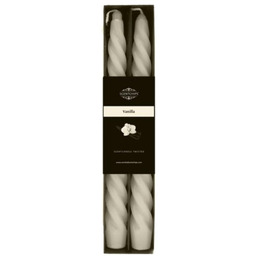 Świeca stołowa zakręcona o zapachu Vanilla 2szt