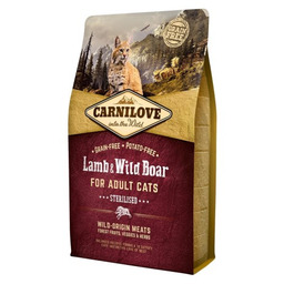 CARNILOVE CAT LAMB&WILD BOAR STERILISED 2kg