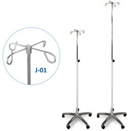 JSK.1B/J-01 mobilny stojak kroplówki regulowany 4 wieszaki