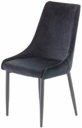 Krzesło Luis Black, 49 x 59 x 94