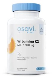 Osavi Witamina K2 MK-7 100 mcg, 120 kaps.