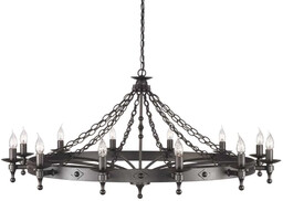 Żyrandol WARWICK WR12 GRAPHITE Elstead