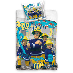 Pościel Strażak Sam TEAM Fireman dwustronna