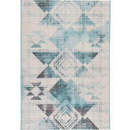 Dywan zewnętrzny Dara Geometria turkus
