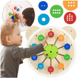 Viga Drewniana Tablica Dopasuj Cyferki Certyfikat Fsc Montessori