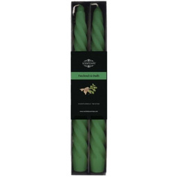 Świeca stołowa zakręcona Jasmine & Patchouli 2szt