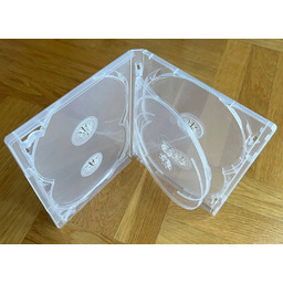 10 Pudełek Amaray Clear na 6 x DVD