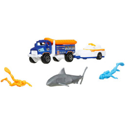 Zestaw Matchbox Adventure MBX Ocean Rescue pojazdy ratunkowe