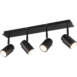 Plafon łazienkowy czarny mat IP44 ANGELO 880400432 -
