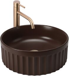 Umywalka nablatowa Rea DUO Espresso Matt