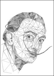 Geometryczny Salvador Dali - plakat Wymiar do wyboru:
