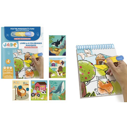 J.A.D.E  Zestaw 12 Magicznych Kolorowanek Wodnych