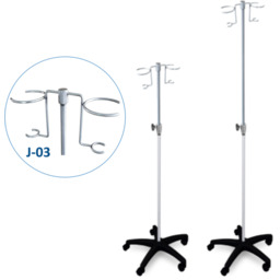 JSK.1A/J-03 mobilny stojak kroplówki regulowany 2 koszyki