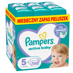 Pampers Active Baby rozmiar 5 150 pieluszki 11kg-16kg